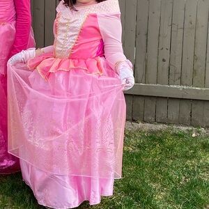 Princess Aurora inspired dress girls medium (8/10)